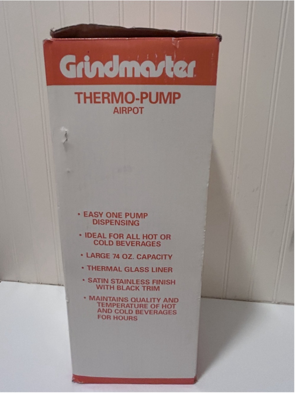 Grindmaster Stainless Steel Silver Airpot Vacuum Coffee Dispenser Pump Lid - Picture 4 of 12